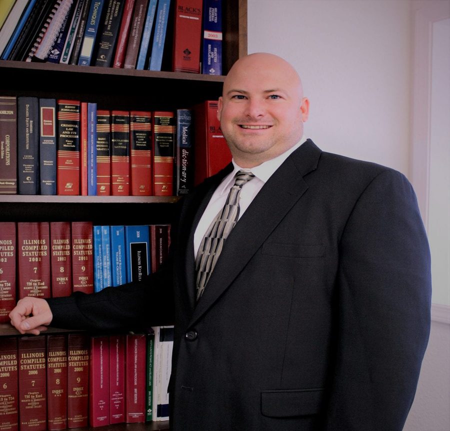 Attorney Michael R. Wesley in his office
